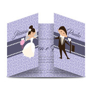 CONVITES IMPERIAL COUCHÊ 300G SEM LAMINAÇÃO E SEM VERNIZ UV SEM VERNIZ