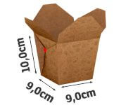 DELIVERY EMBALAGENS PARA DELIVERY PADRÃO KRAFT 250G ALMOÇO GRANDE