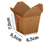 DELIVERY EMBALAGENS PARA DELIVERY PADRÃO KRAFT 250G ALMOÇO PEQUENA