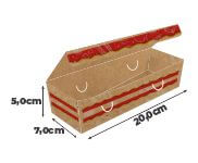 DELIVERY EMBALAGENS PARA DELIVERY PADRÃO KRAFT 250G BATATA FRITA, RÚSTICA E RECHEADA LAMINAÇÃO INTERNA