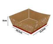 DELIVERY EMBALAGENS PARA DELIVERY PADRÃO KRAFT 250G BURRITO E TORTILHA GRANDE