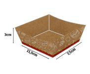 DELIVERY EMBALAGENS PARA DELIVERY PADRÃO KRAFT 250G BURRITO E TORTILHA PEQUENA