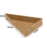 DELIVERY EMBALAGENS PARA DELIVERY PADRÃO KRAFT 250G PIZZA PEDAÇO PIZZA PARA BALCÃO