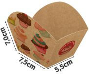 DELIVERY EMBALAGENS PARA DELIVERY PERSONALIZADAS KRAFT 250G BOLOS E DOCES LAMINAÇÃO INTERNA