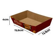 DELIVERY EMBALAGENS PARA DELIVERY PERSONALIZADAS KRAFT 250G BURRITO E TORTILHA MÉDIA