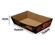 DELIVERY EMBALAGENS PARA DELIVERY PERSONALIZADAS KRAFT 250G BURRITO E TORTILHA MÉDIA