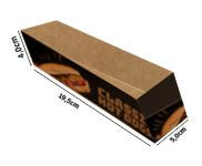 DELIVERY EMBALAGENS PARA DELIVERY PERSONALIZADAS KRAFT 250G HOT DOG E BAGUETE LAMINAÇÃO INTERNA