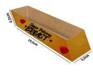 DELIVERY EMBALAGENS PARA DELIVERY PERSONALIZADAS KRAFT 250G HOT DOG E BAGUETE LAMINAÇÃO INTERNA