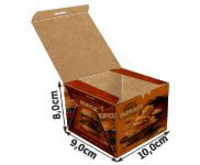 DELIVERY EMBALAGENS PARA DELIVERY PERSONALIZADAS KRAFT 250G LANCHES E SANDUICHES PEQUENA