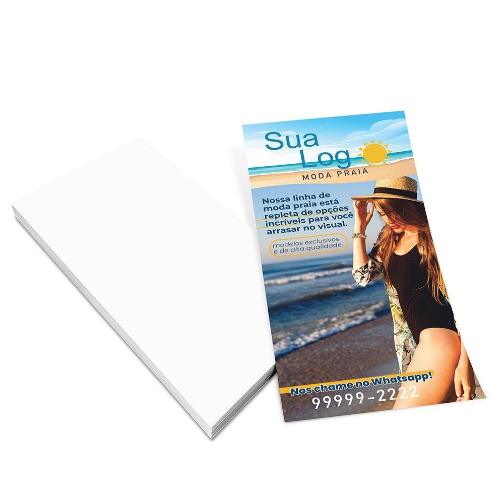 FILIPETAS COUCHÊ 115G SEM VERNIZ 100X200MM