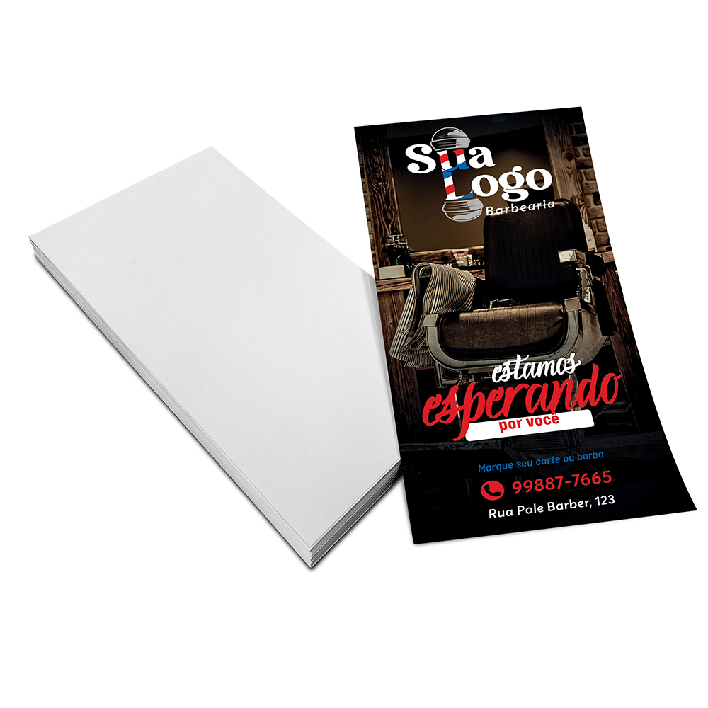 FILIPETAS COUCHÊ 150G SEM VERNIZ 100X200MM