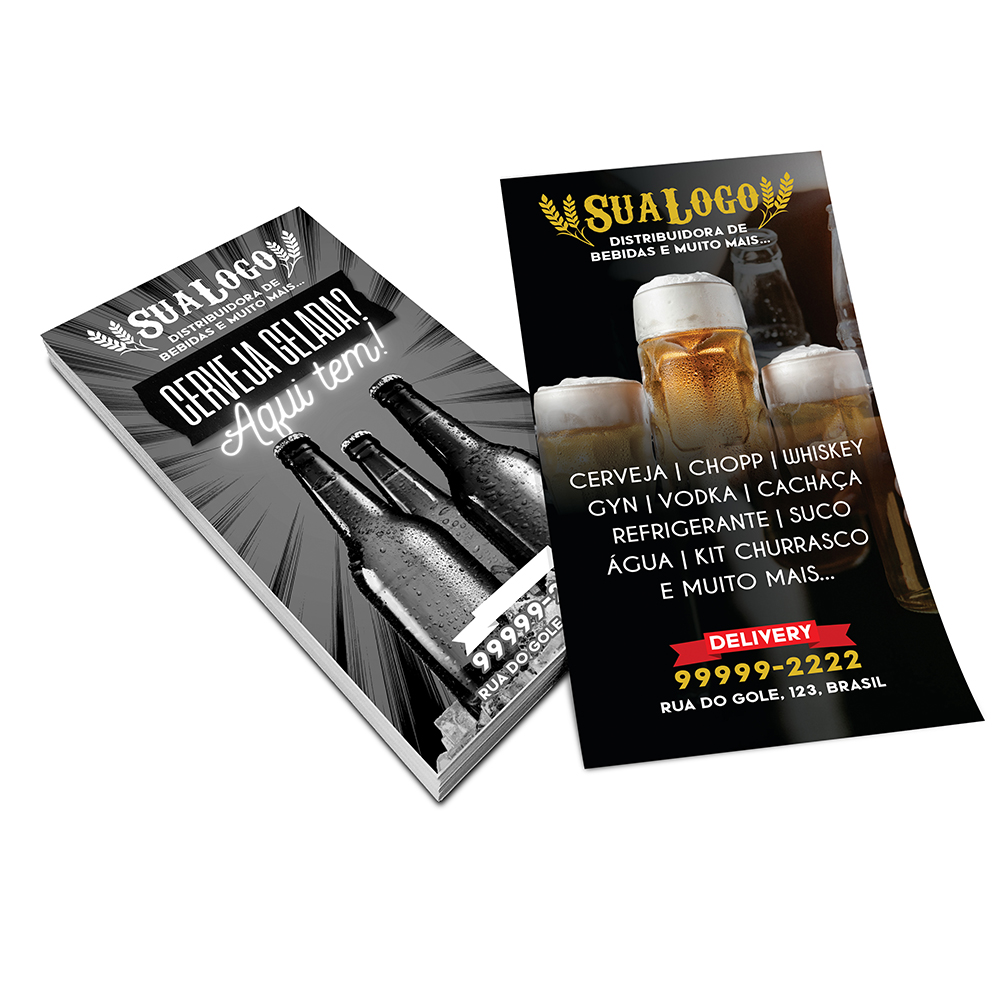 FILIPETAS COUCHÊ 150G SEM VERNIZ 100X200MM