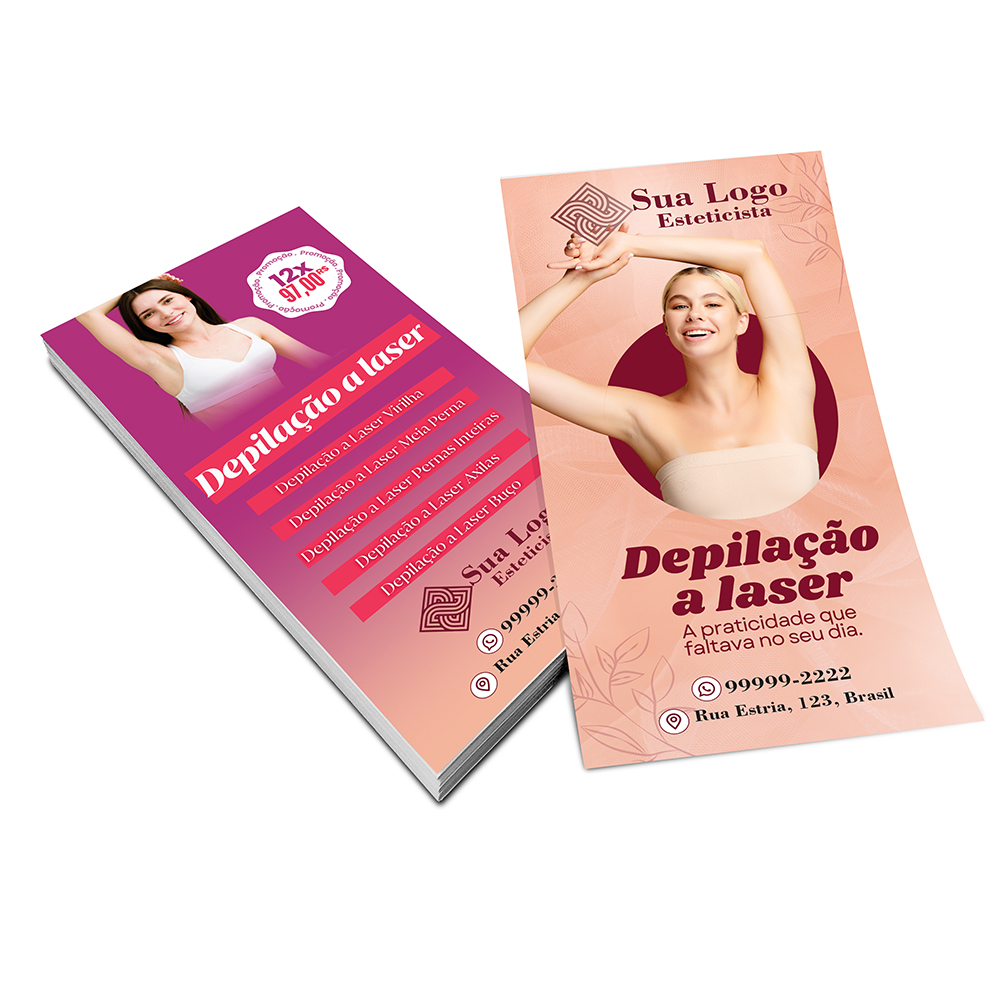 FILIPETAS COUCHÊ 150G SEM VERNIZ 100X200MM