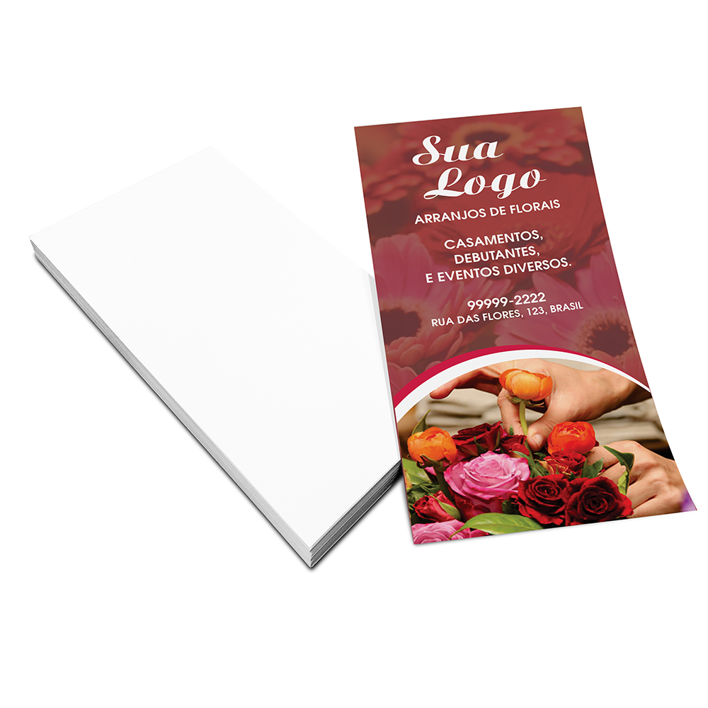 FILIPETAS COUCHÊ 90G SEM VERNIZ 100X200MM