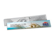 MARCADOR DE PÁGINA COUCHÊ 275G SEM VERNIZ 273X51