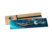 MARCADOR DE PÁGINA COUCHÊ 300G LAM FOSCA FRENTE E VERSO 182X51