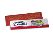 MARCADOR DE PÁGINA COUCHÊ 300G VERNIZ UV TOTAL FRENTE E VERSO 182X51