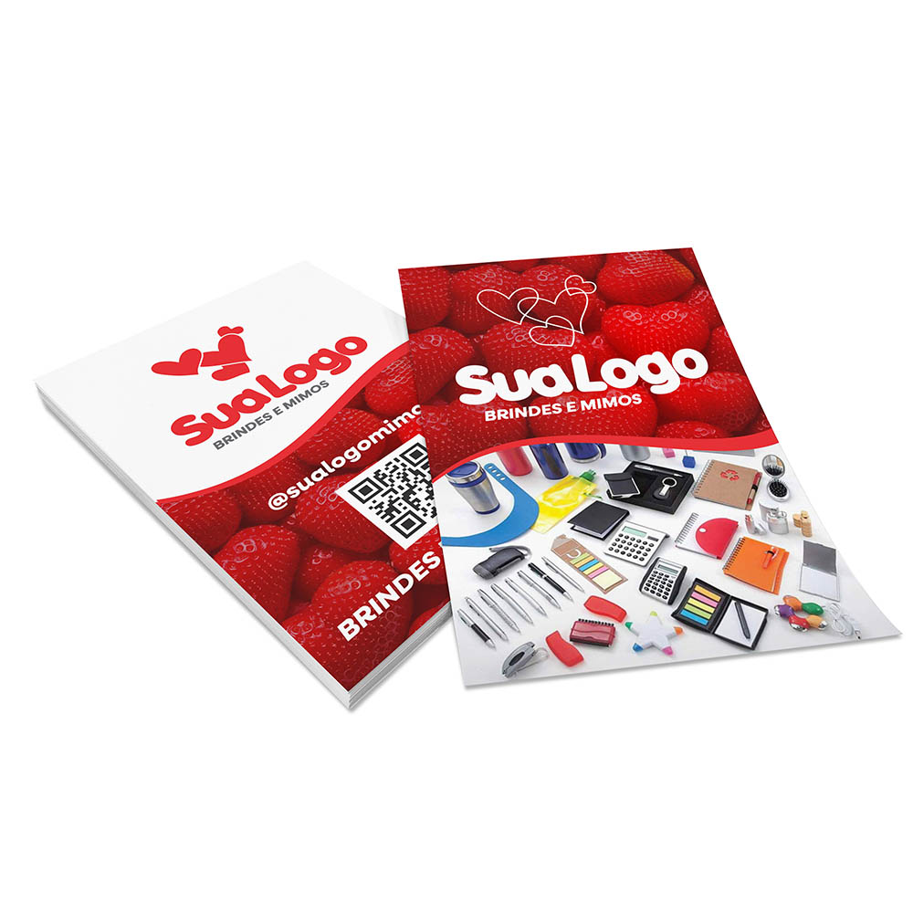 PANFLETOS, FLYERS E FOLHETOS COUCHÊ 150G SEM VERNIZ 150X100MM