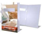 PASTAS COUCHÊ 275G ORELHA COM JANELA LAMINAÇÃO BRILHO