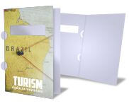 PASTAS COUCHÊ 275G ORELHA COM JANELA SEM VERNIZ