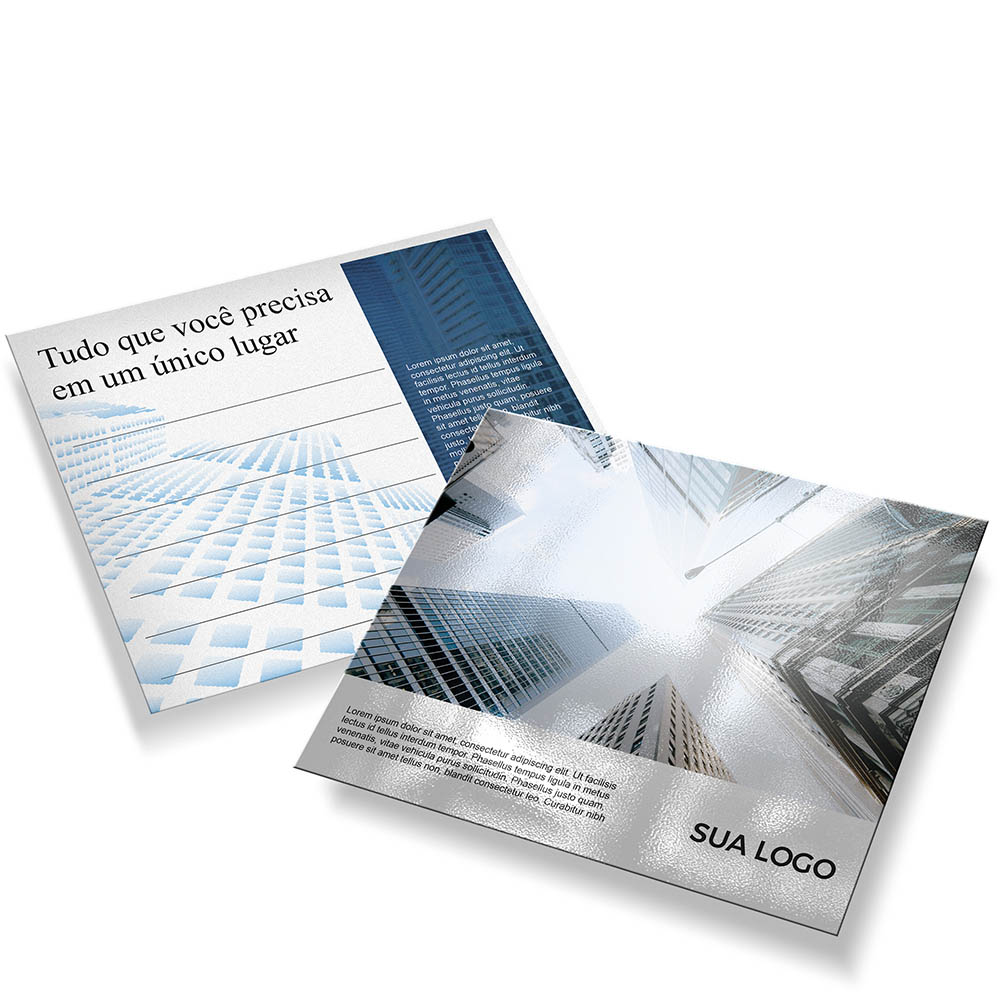 POSTAIS COUCHÊ 250G VERNIZ UV TOTAL F 180X147MM