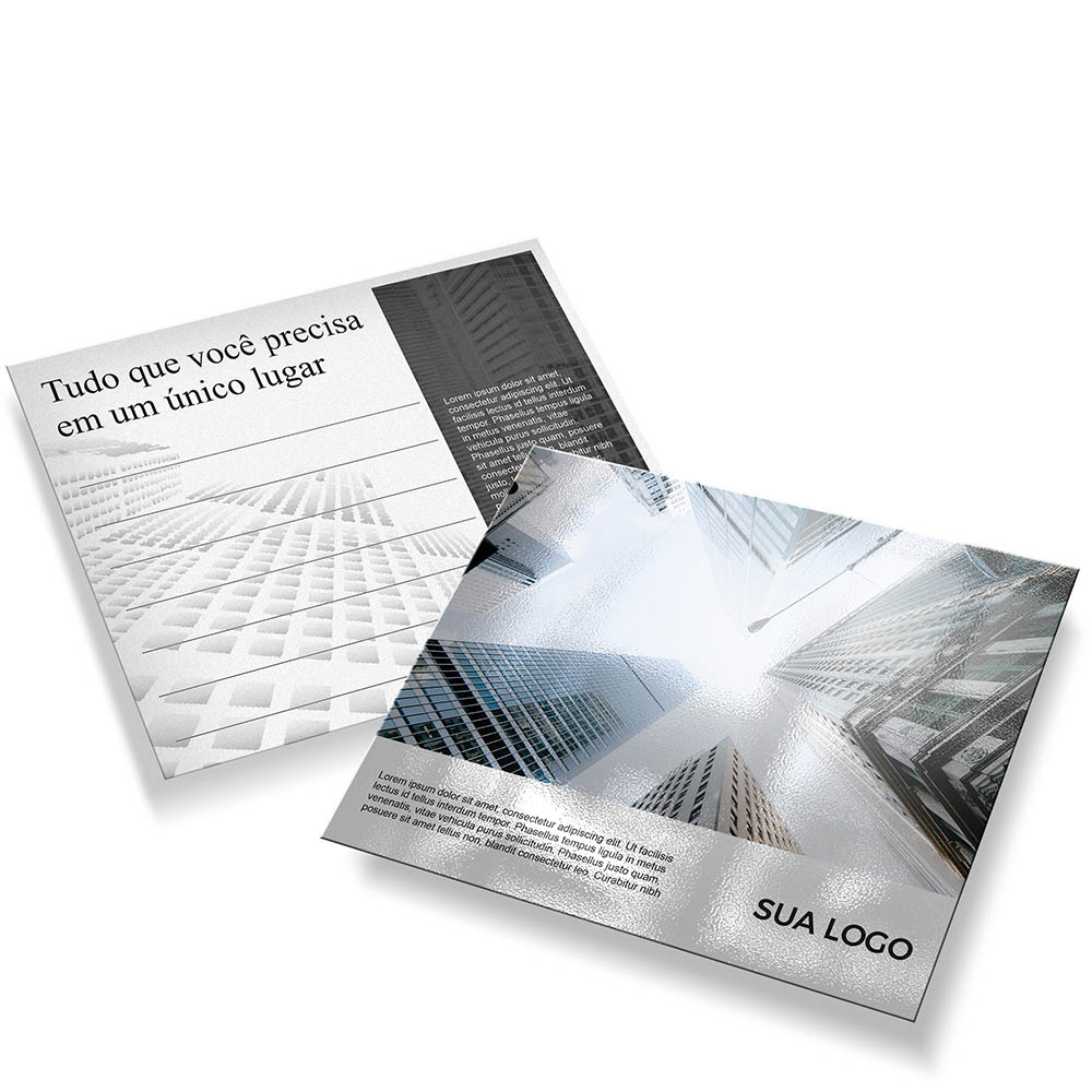 POSTAIS COUCHÊ 250G VERNIZ UV TOTAL F 180X147MM