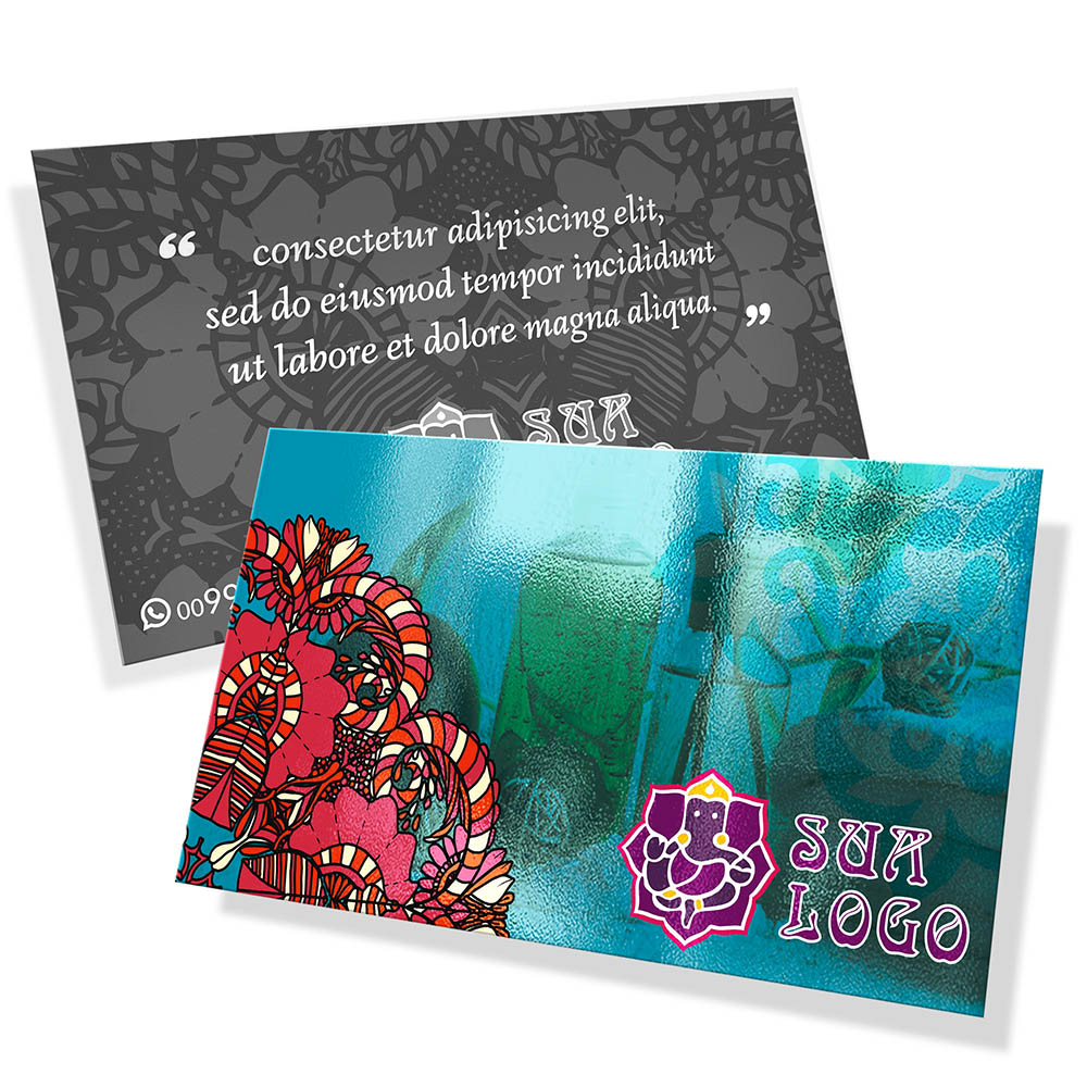 POSTAIS COUCHÊ 250G VERNIZ UV TOTAL F 180X98MM