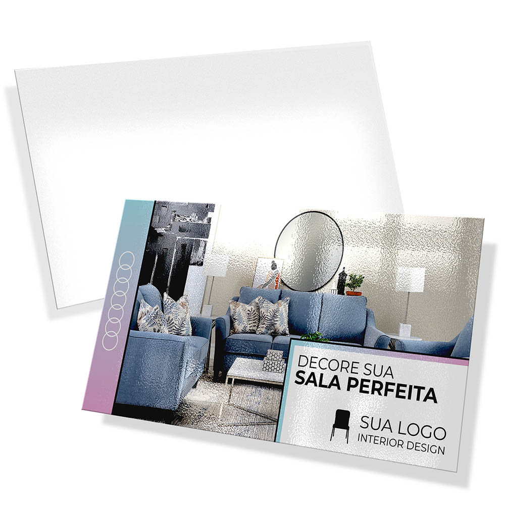 POSTAIS COUCHÊ 250G VERNIZ UV TOTAL F 180X98MM