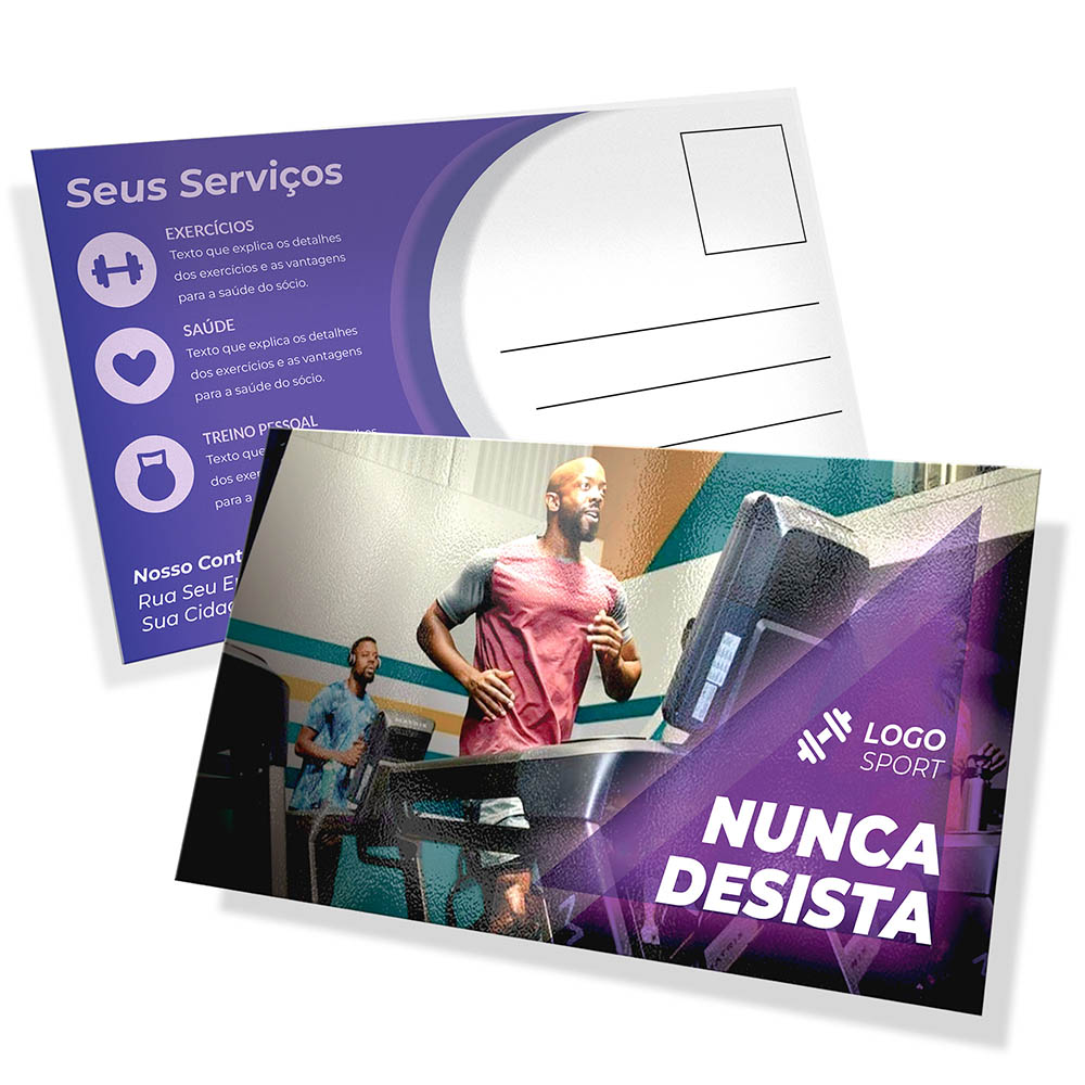 POSTAIS COUCHÊ 250G VERNIZ UV TOTAL F 180X98MM