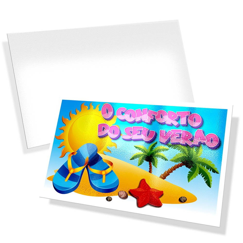 POSTAIS COUCHÊ 250G VERNIZ UV TOTAL F 90X147MM