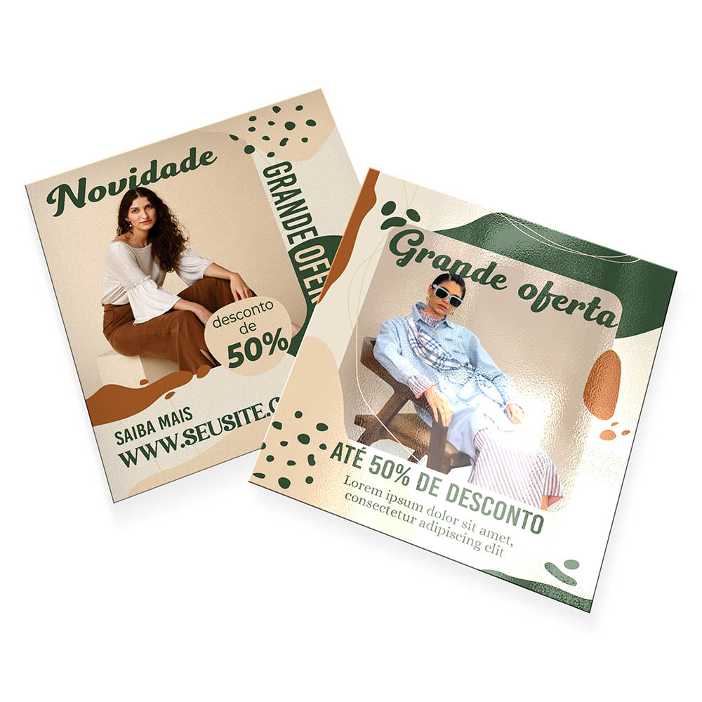 POSTAIS COUCHÊ 250G VERNIZ UV TOTAL F 90X98MM