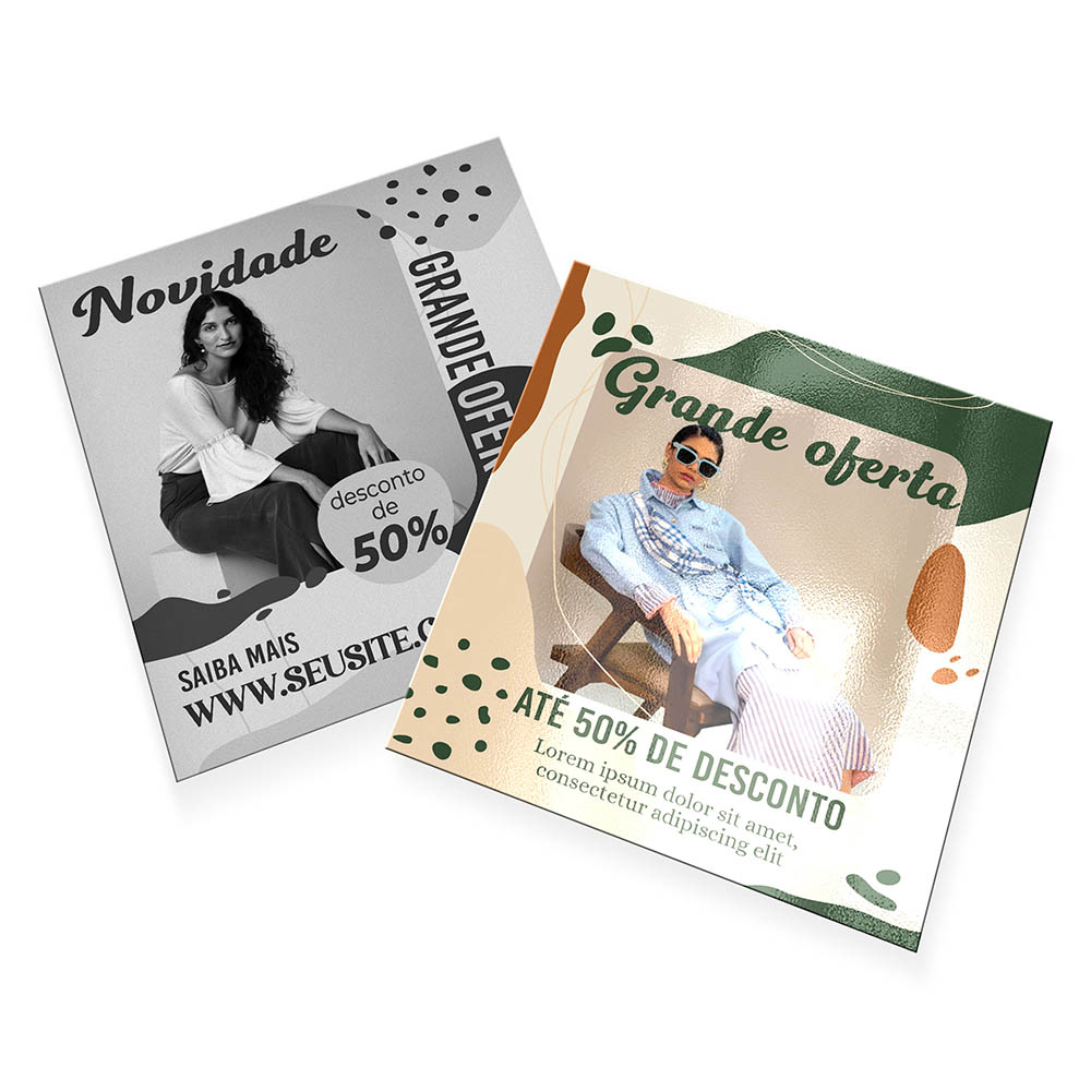 POSTAIS COUCHÊ 250G VERNIZ UV TOTAL F 90X98MM