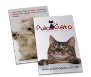 POSTAIS COUCHÊ 275G LAMINAÇÃO BRILHO FR E VR 91X153MM