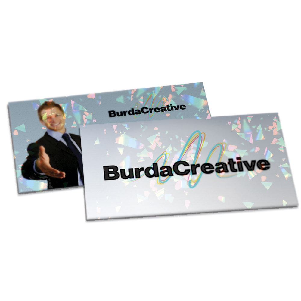 POSTAIS COUCHÊ 275G LAMINAÇÃO HOLOGRÁFICA FR E VR 182X102MM