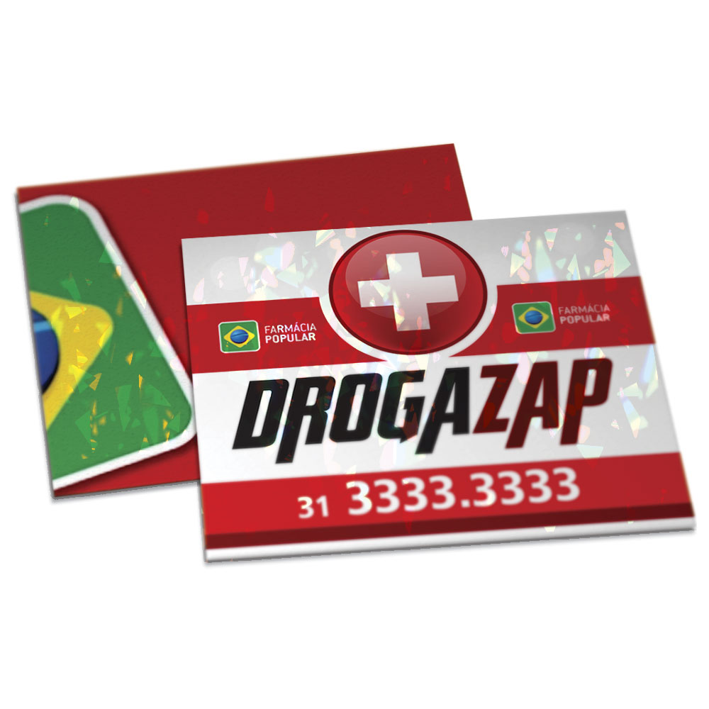 POSTAIS COUCHÊ 275G LAMINAÇÃO HOLOGRÁFICA FR E VR 182X153MM