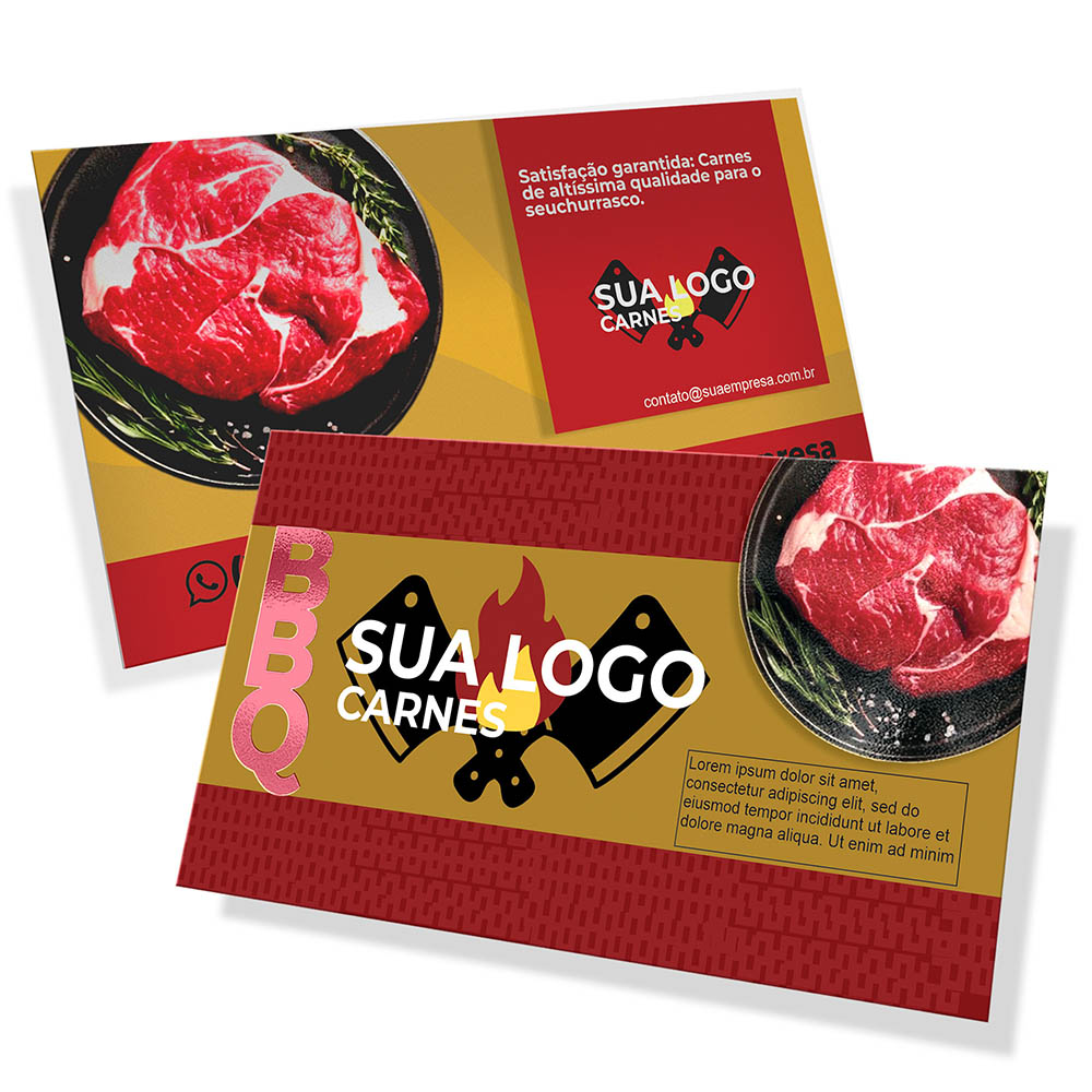 POSTAIS COUCHÊ 300G LAM FOSCA FRENTE E VERNIZ LOCAL FRENTE 180X98MM