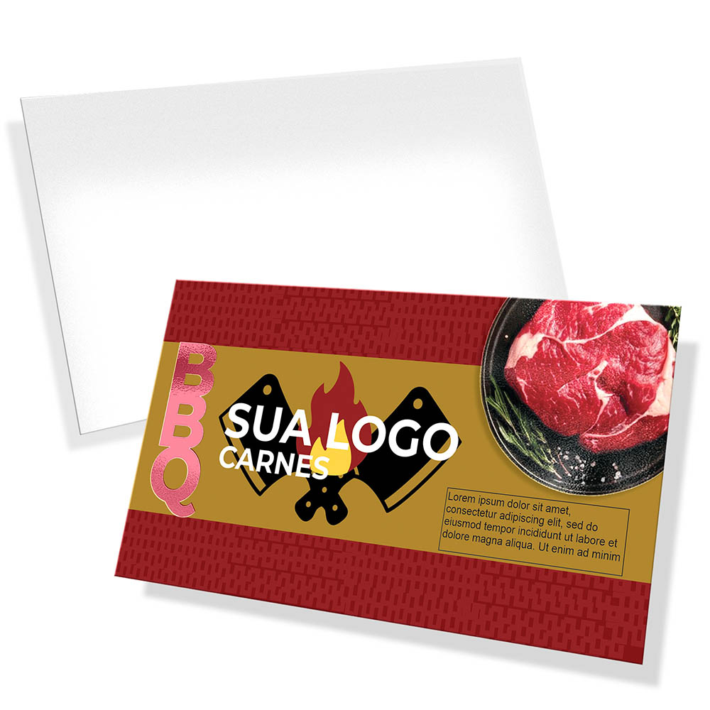 POSTAIS COUCHÊ 300G LAM FOSCA FRENTE E VERNIZ LOCAL FRENTE 180X98MM