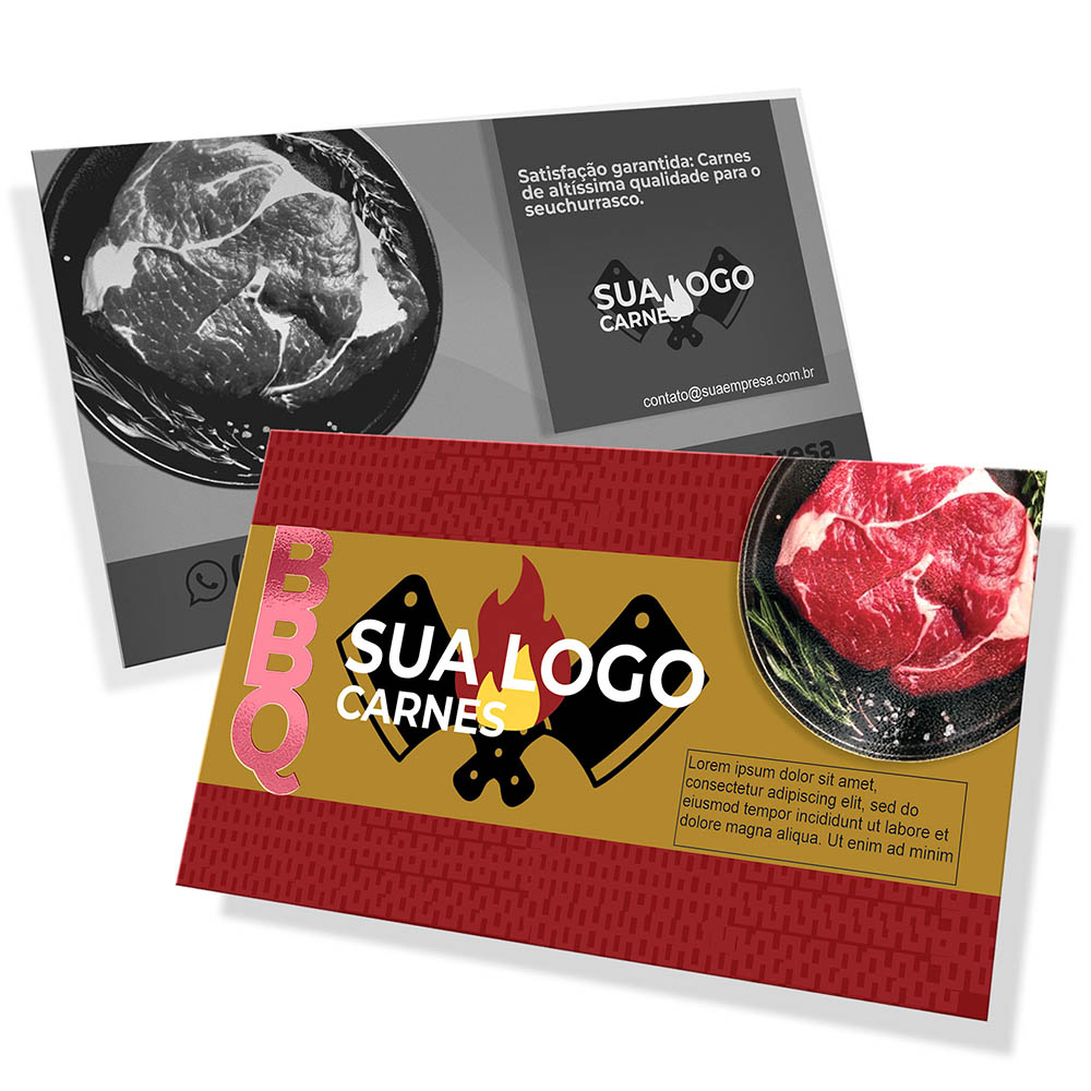 POSTAIS COUCHÊ 300G LAM FOSCA FRENTE E VERNIZ LOCAL FRENTE 180X98MM