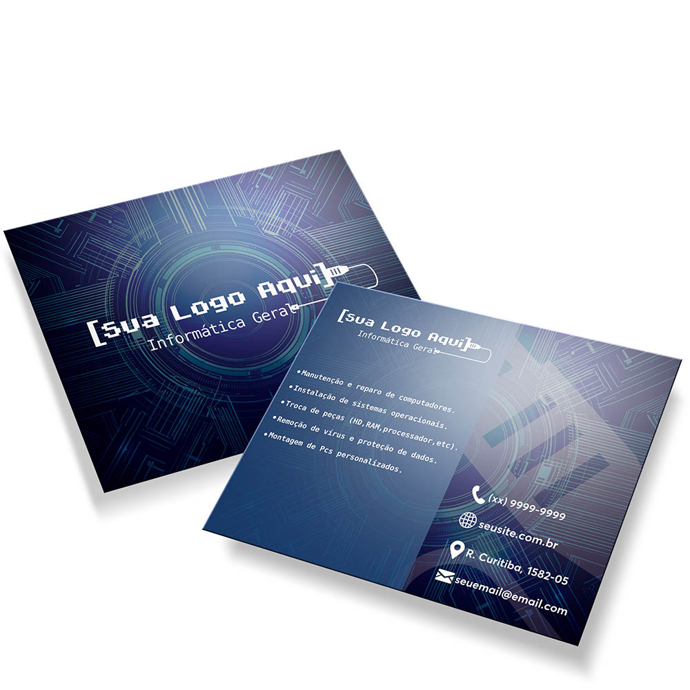 POSTAIS COUCHÊ 300G LAM FOSCA FRENTE E VERSO 180X147MM