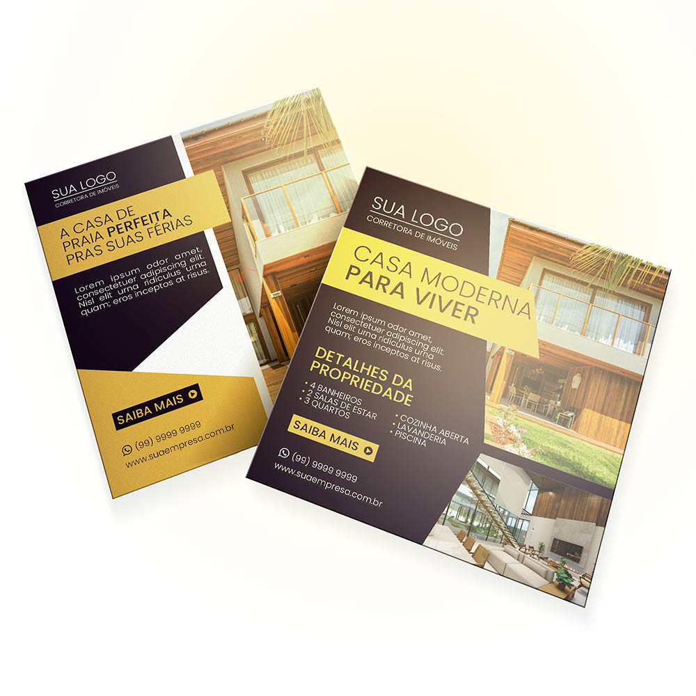 POSTAIS COUCHÊ 300G LAM FOSCA FRENTE E VERSO 90X98MM