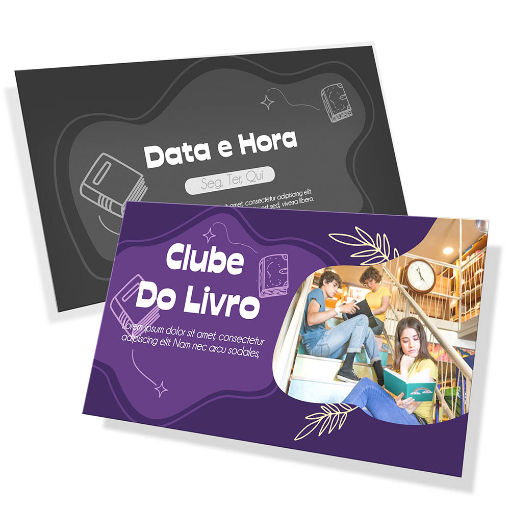 POSTAIS COUCHÊ 300G SEM VERNIZ 180X98MM