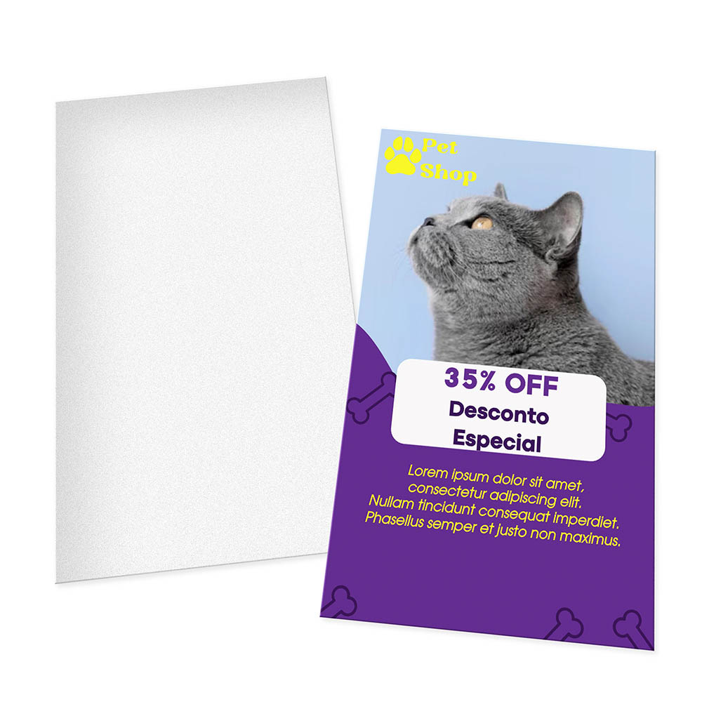 POSTAIS COUCHÊ 300G SEM VERNIZ 90X147MM