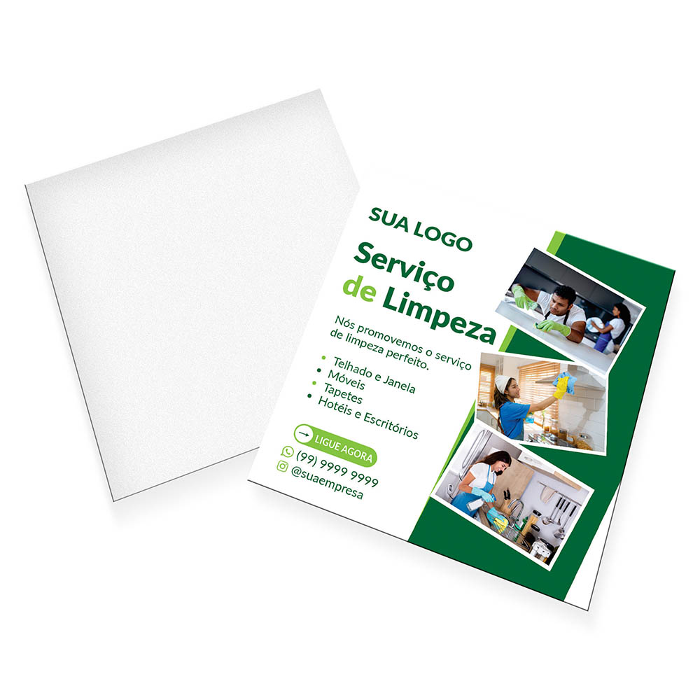 POSTAIS COUCHÊ 300G SEM VERNIZ 90X98MM