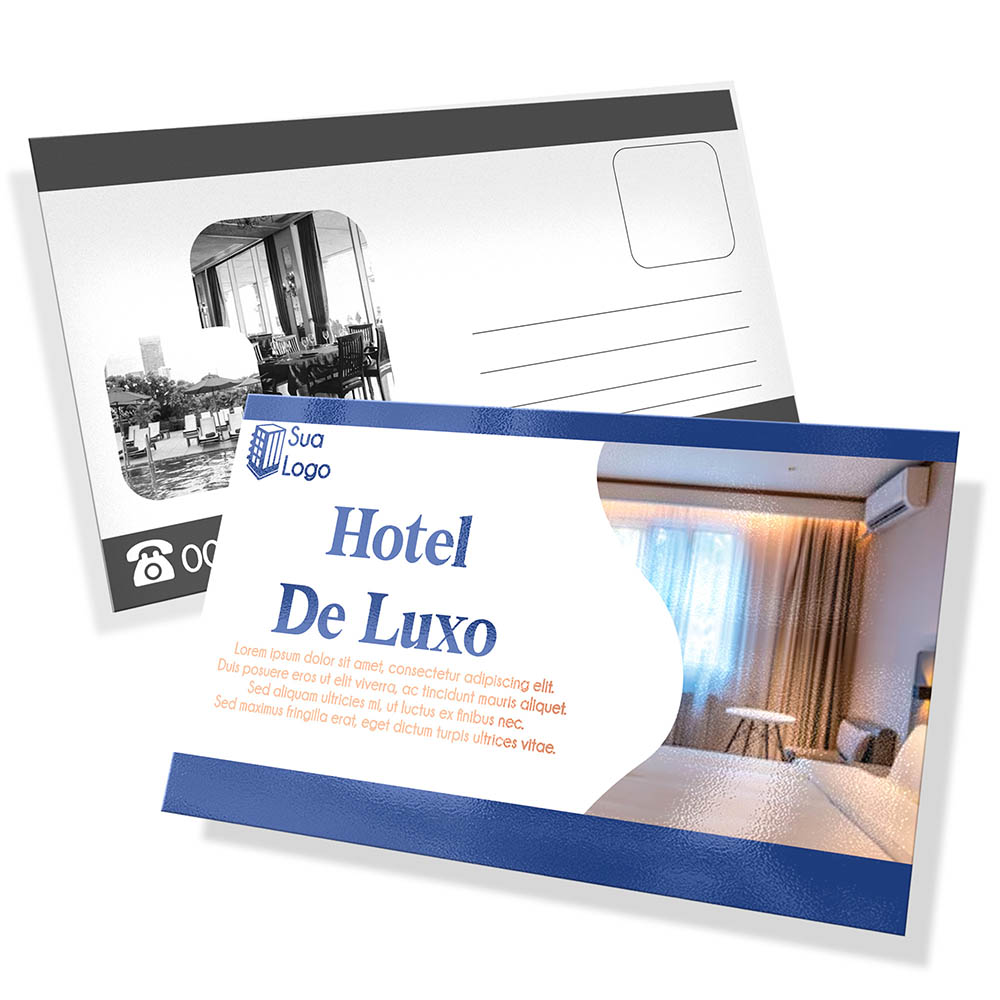 POSTAIS COUCHÊ 300G VERNIZ UV TOTAL FRENTE 180X98MM