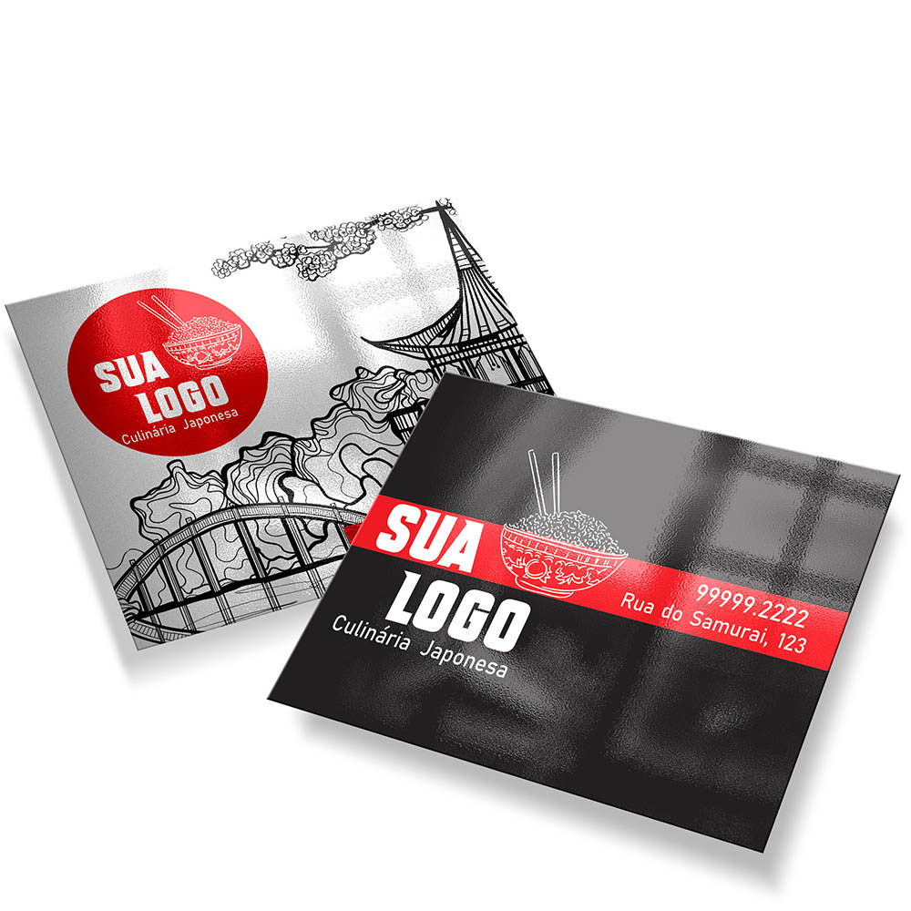 POSTAIS COUCHÊ 300G VERNIZ UV TOTAL FRENTE E VERSO 180X147MM