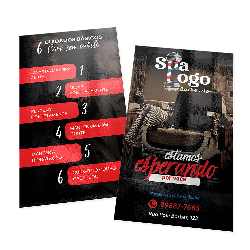 POSTAIS COUCHÊ 300G VERNIZ UV TOTAL FRENTE E VERSO 180X98MM