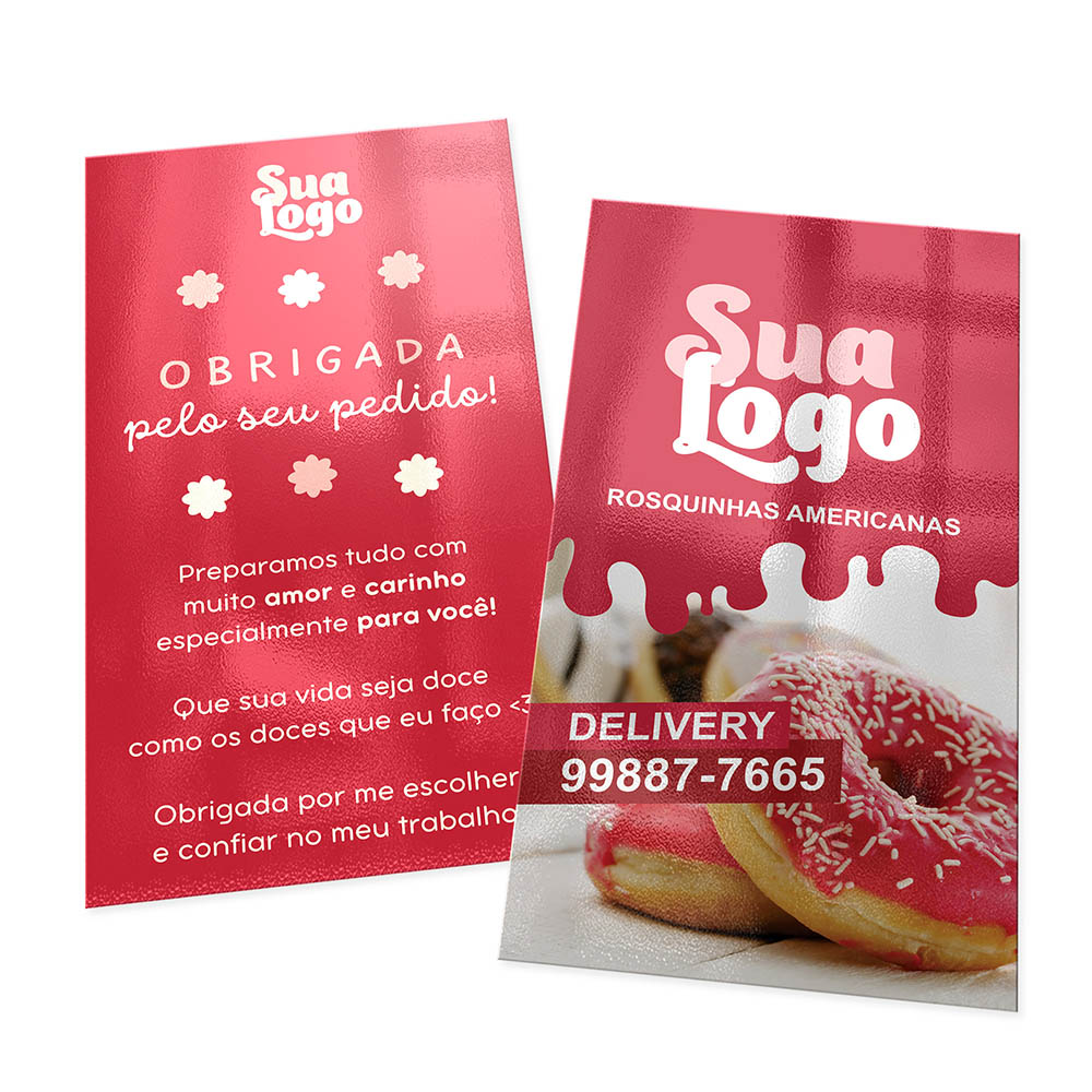 POSTAIS COUCHÊ 300G VERNIZ UV TOTAL FRENTE E VERSO 180X98MM