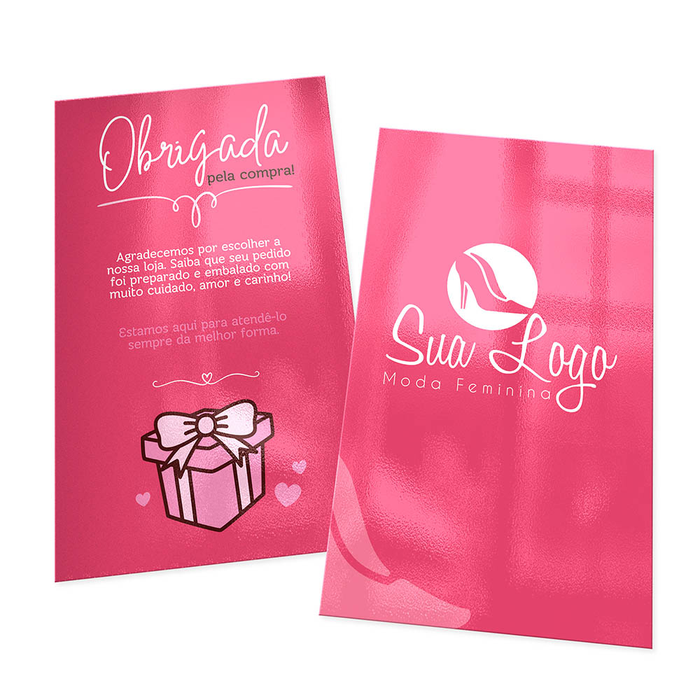 POSTAIS COUCHÊ 300G VERNIZ UV TOTAL FRENTE E VERSO 90X147MM