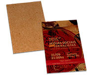 POSTAIS KRAFT 250G SEM VERNIZ 90X147MM