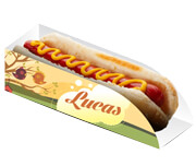 PRODUTOS PARA FESTA EMBALAGEM PARA CACHORRO QUENTE COUCHÊ 275G